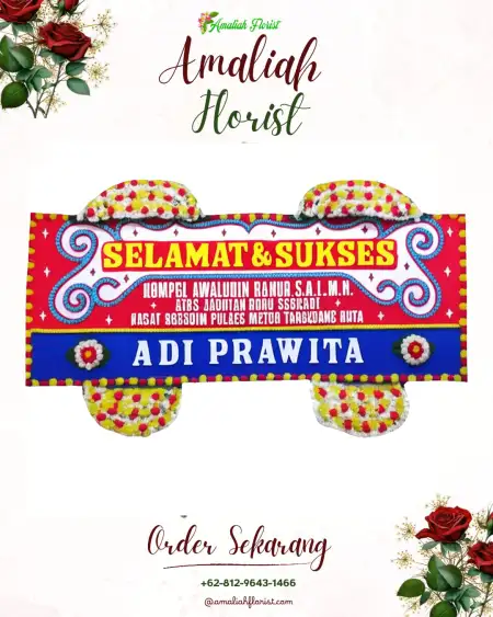 Papan Bunga Ucapan Selamat Kampung Singaraja